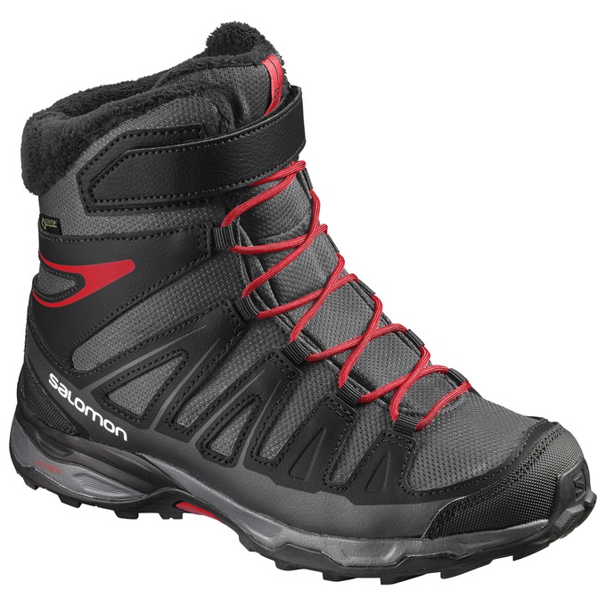 Salomon Singapore Kids Winter Boots - X-ULTRA GTX® J Black/Silver | 05739-IYZU